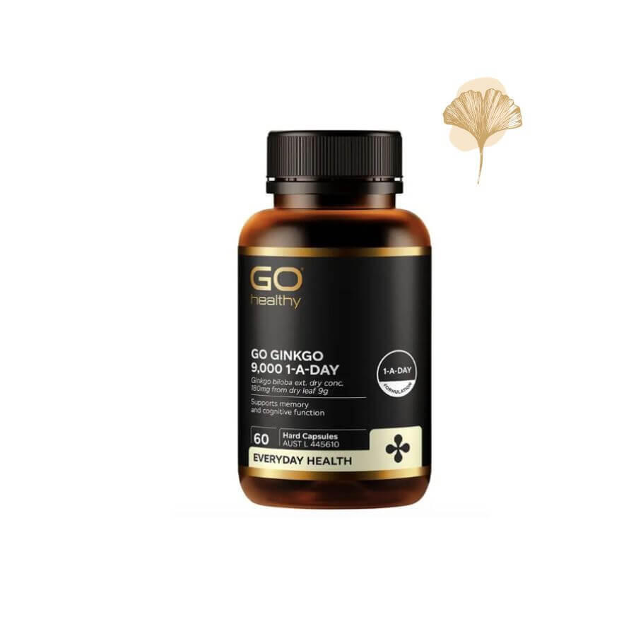 Bổ sung dưỡng chất cho não bộ với thành phần chính là lá ginkgo hàm lượng 9000mg