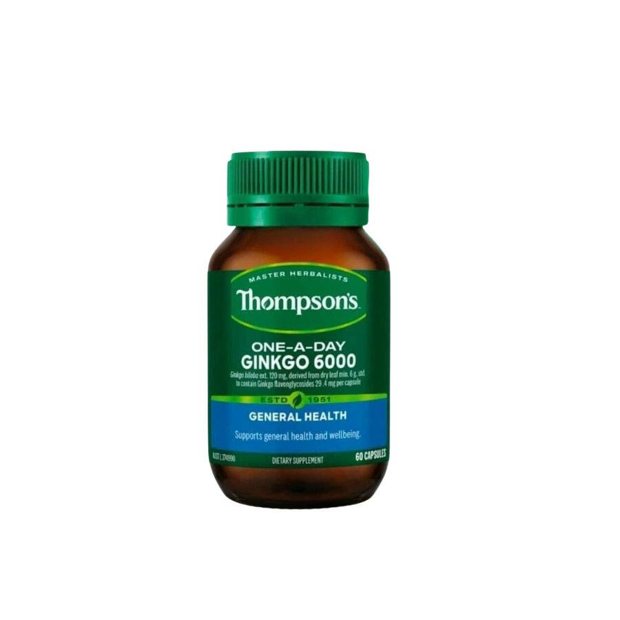 Bổ sung dưỡng chất cho não bộ với thành phần chính là lá ginkgo hàm lượng 6000mg